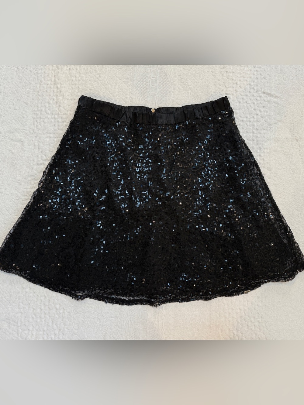 Delia’s Black Sequin Short Skirt Women’s Size Medium